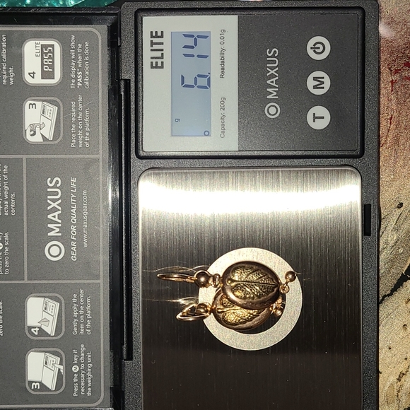 Leaves gold vintage russian earrings - Picture 15 of 16